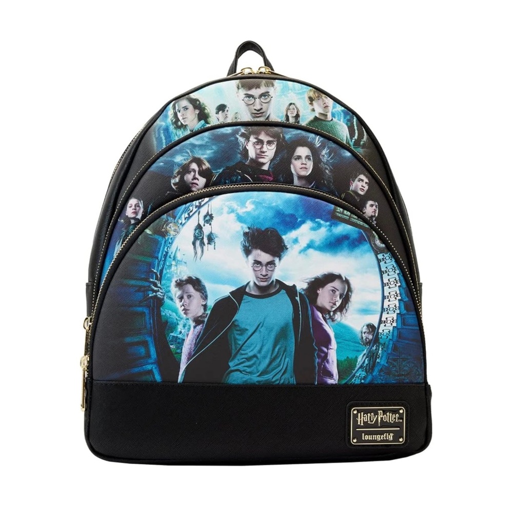 Loungefly Harry Potter Trilogy Series 2 Pocket‎ Mini Backpack Standard